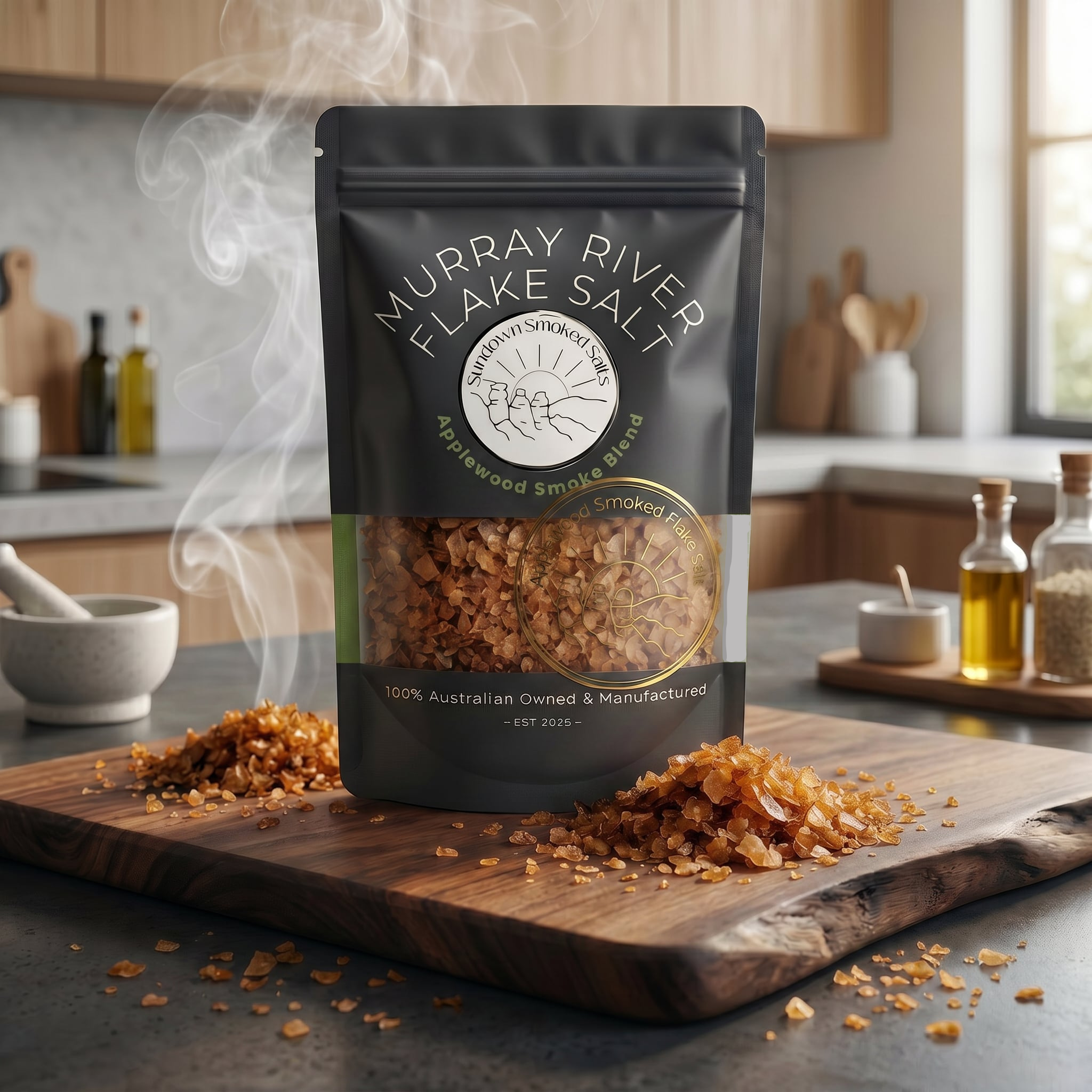 Trio sampler pack of Smoked salts